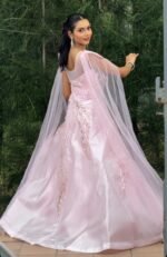 Heavy fancy gown light pink - Image 4