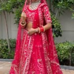 Heavy Embroidery work lehnga with blouse
