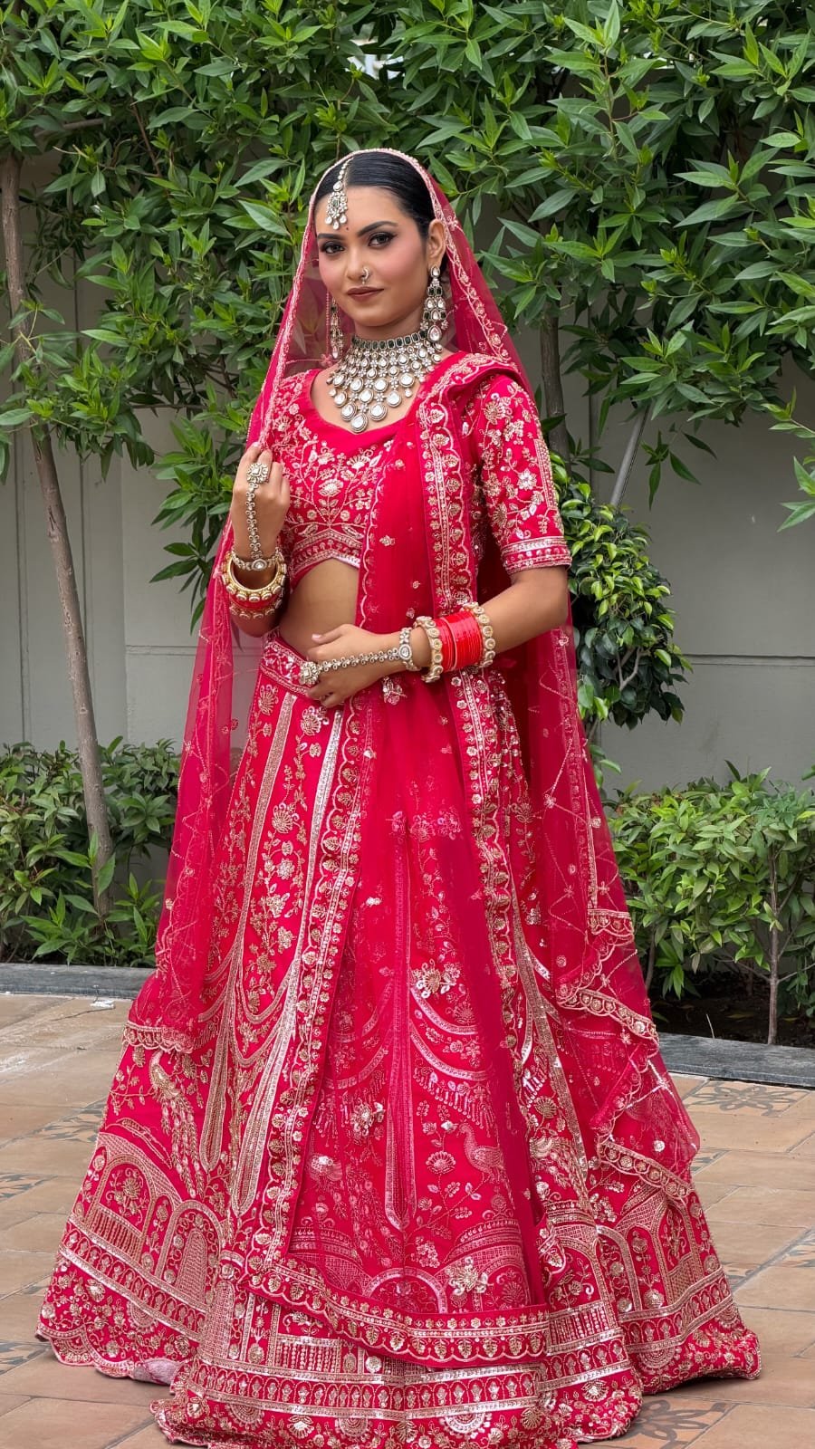WhatsApp Image 2026-08-20 at 5.11.14 PM Heavy Embroidery work lehnga with blouse - Image 1