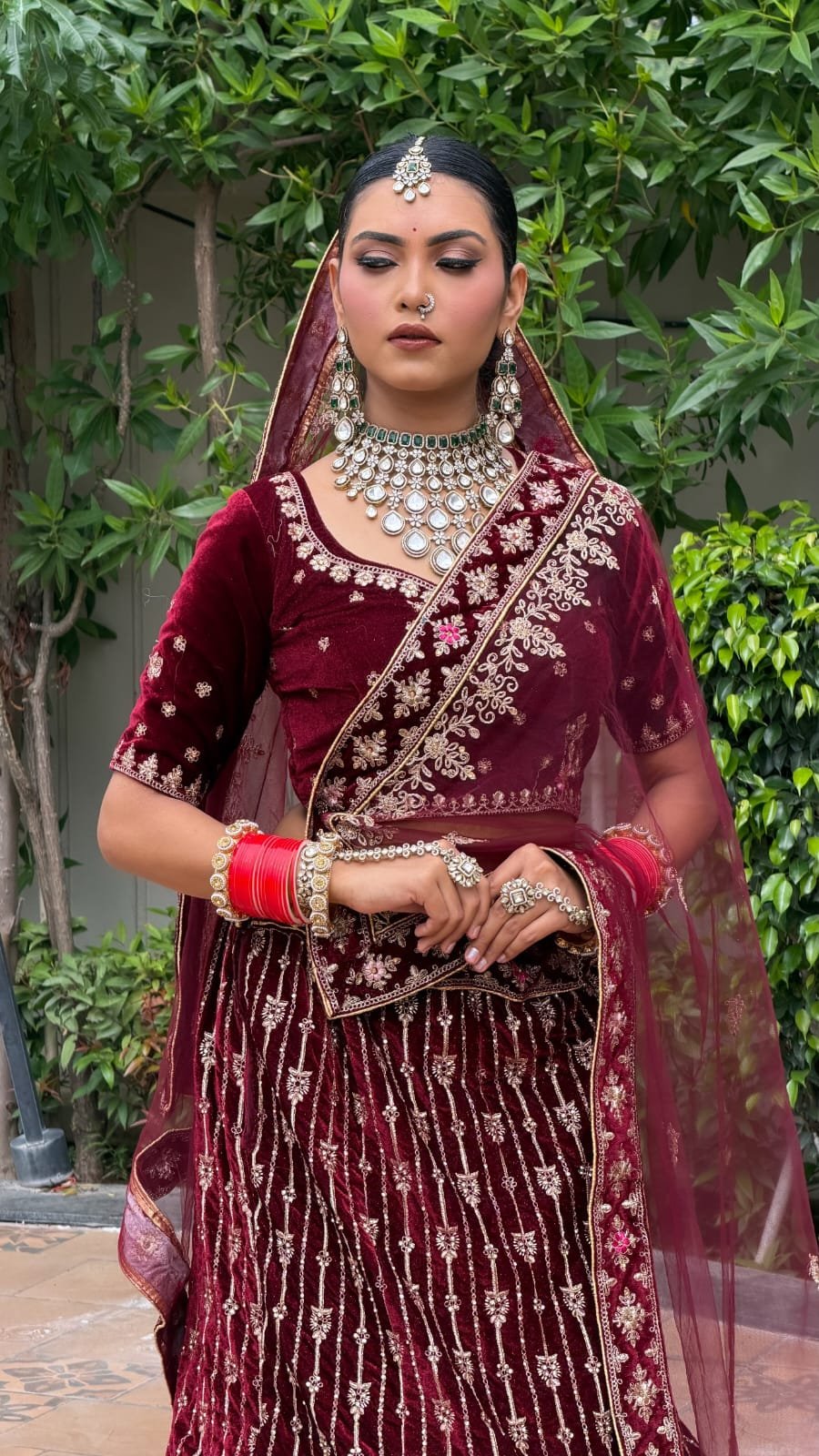 WhatsApp Image 2026-08-20 at 5.12.49 PM Heavy Embroidery work lehnga with blouse - Image 1