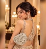 Silver Crystal Embellished Bridal Clutch Bag - Image 4