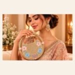 Royal Multicolor Floral Embroidered Handbag - Image 3