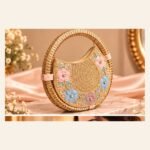 Royal Multicolor Floral Embroidered Handbag - Image 2