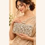 Luxury Multicolour Crystal Embellished Clutch - Image 5